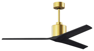 Mollywood  42" Ceiling Fan, Brushed Brass/Matte Black, 60