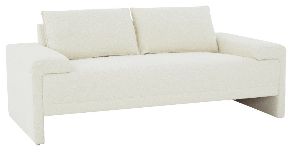 Maeve Cream Boucle Loveseat