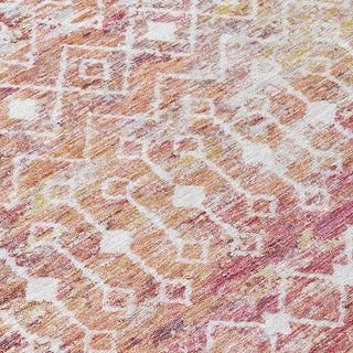 Machine Washable Indoor/Outdoor Chantille ACN1638 Pink 9' x 12' Rug