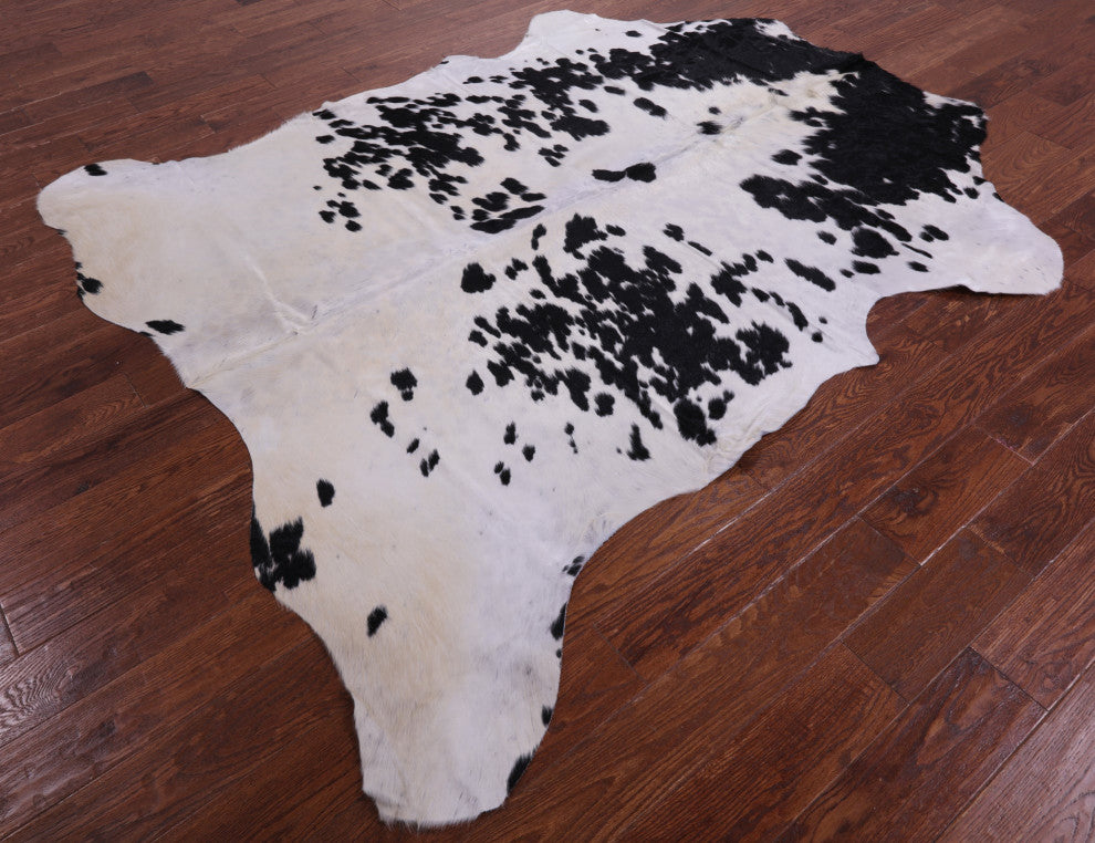 Organic Natural Hair-On Cowhide Area Rug 7' 4" X 6' 6" C1619