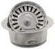 3-Bolt Mount Style Disposal Flange And Strainer In Satin Nickel
