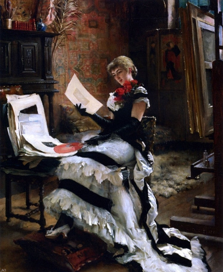 Albert Edelfelt Chez l'Artiste Wall Decal