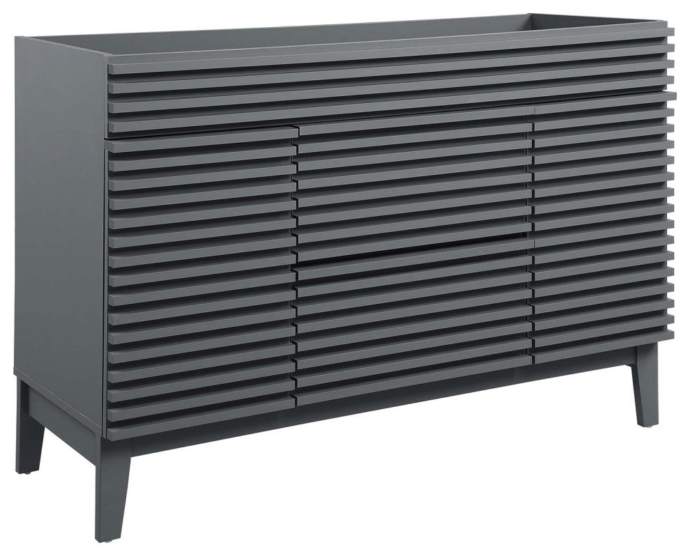 Render 48" Single Bathroom Vanity Cabinet, Gray