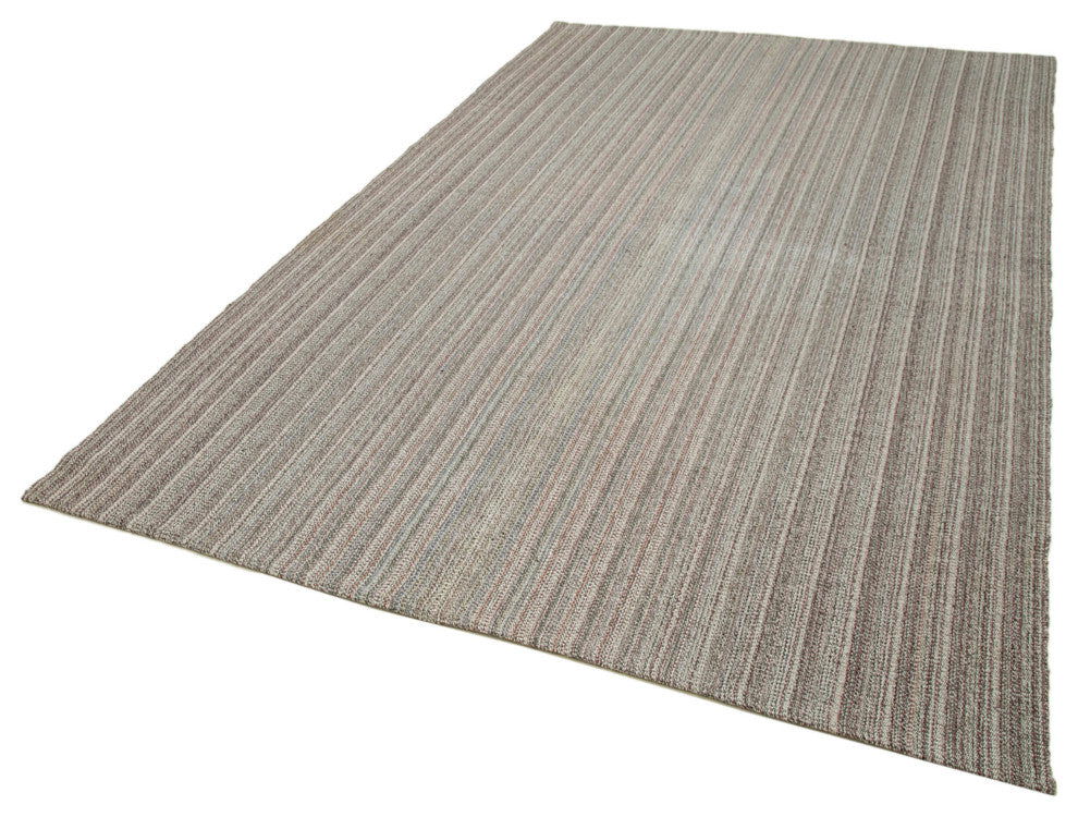 Rug N Carpet - Hand-knotted Turkish 6' 7'' x 10' 6'' Decorative Wool Kilim Rug
