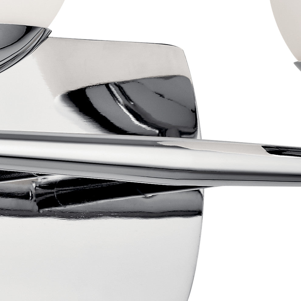 Bath 2-Light Halogen, Chrome