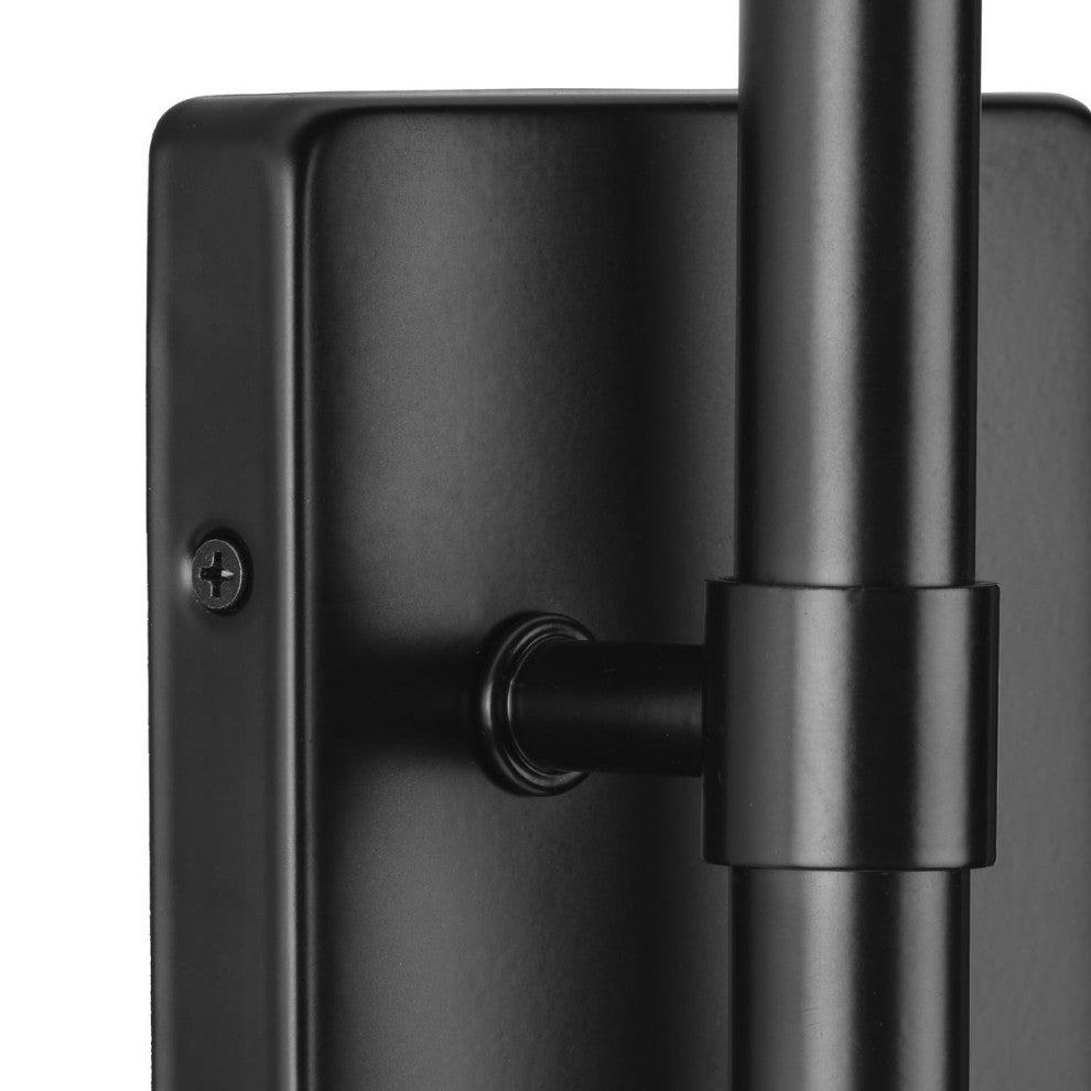 Arya Collection Four-Light Matte Black Luxe Wall Bracket