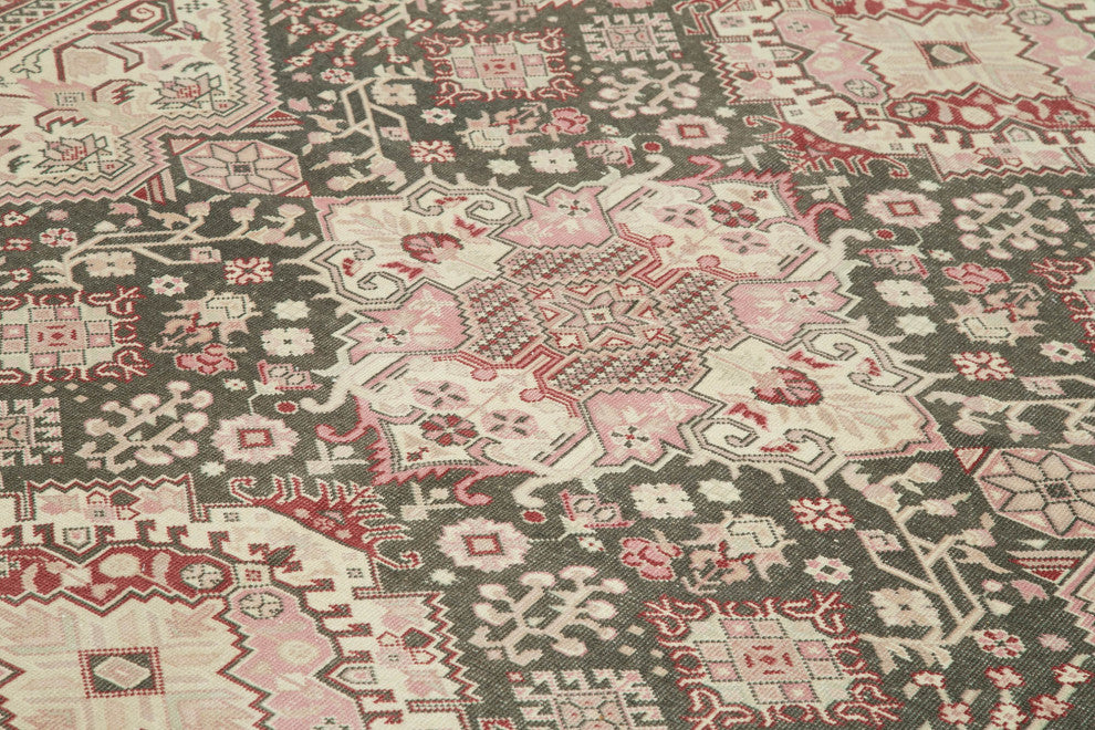 Rug N Carpet - Hand-Knotted Oriental 8' 0" x 11' 6" Soft Oushak Area Rug