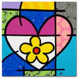 Roberto Rafael 'Big Heart II' Canvas Art