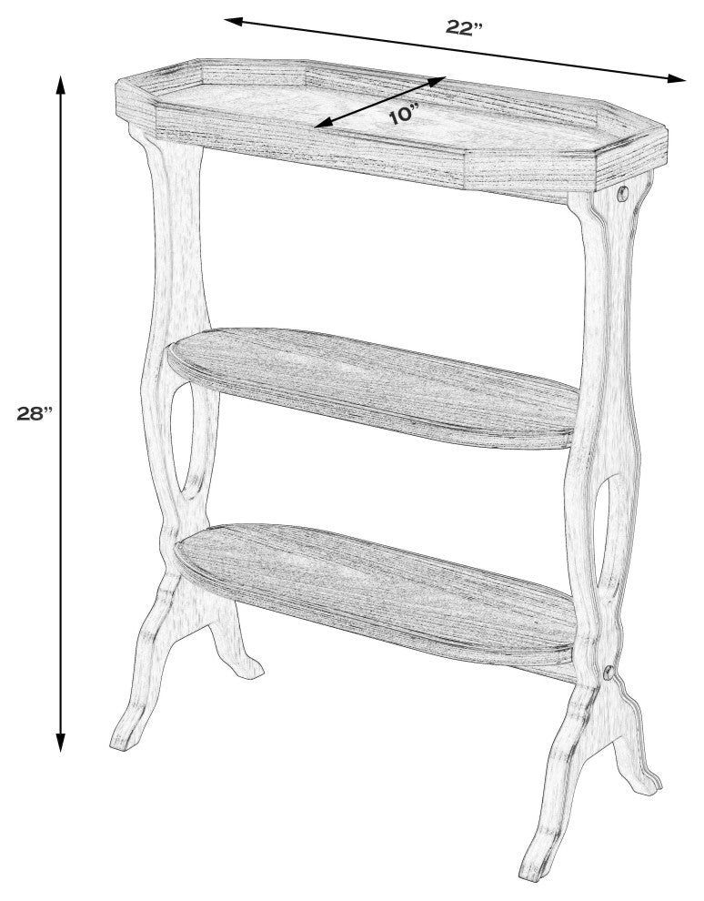 Hadley Accent Table, Medium Brown