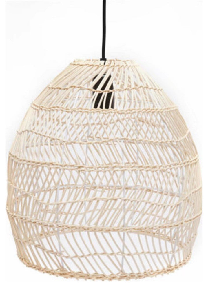 Natural Woven Rattan Hanging Pendant Lamp
