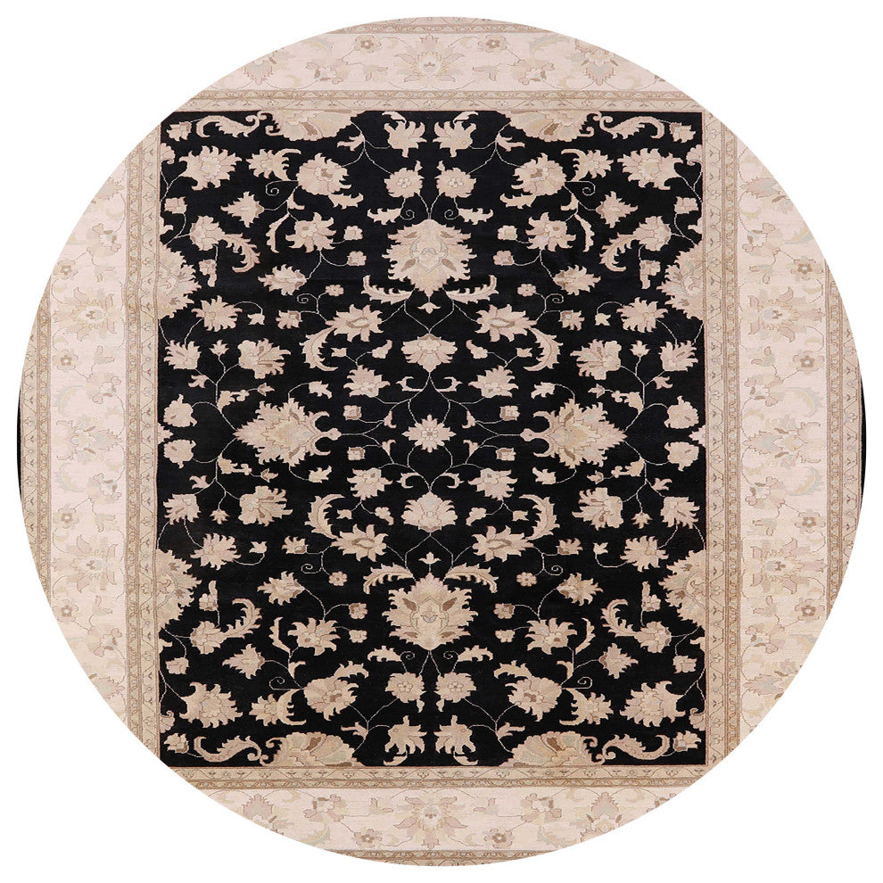 Ahgly Company Indoor Round Mid-Century Modern Area Rugs, 4' Round