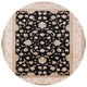 Ahgly Company Indoor Round Mid-Century Modern Area Rugs, 4' Round