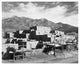"City, mountains, Taos Pueblo National Landmark, 1941" Paper Art, 24"x20"