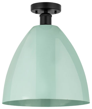 Innovations 616-1F-BK-MBD-12-SF 1 Light Semi-Flush Mount, Matte Black