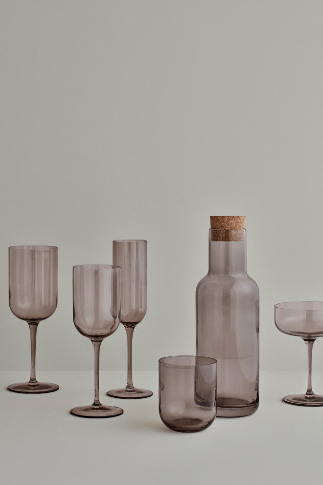 Fuum White Wine Glasses, Set of 4, Fungi