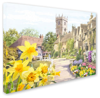 The Macneil Studio 'Spring Village' Canvas Art, 19"x14"