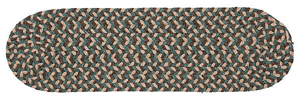 Colonial Mills Stair Tread Boston Common Driftwood Teal Stair Tread