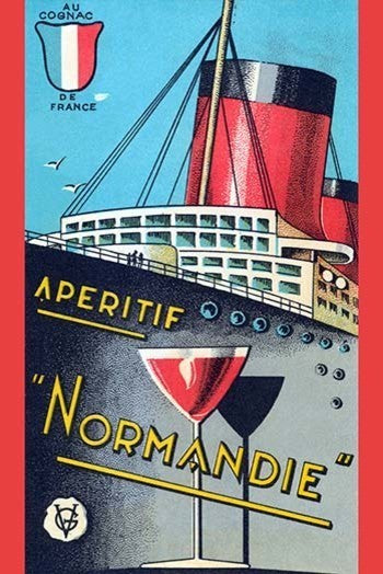 Aperitif Normandie - Canvas Poster 20" x 30"
