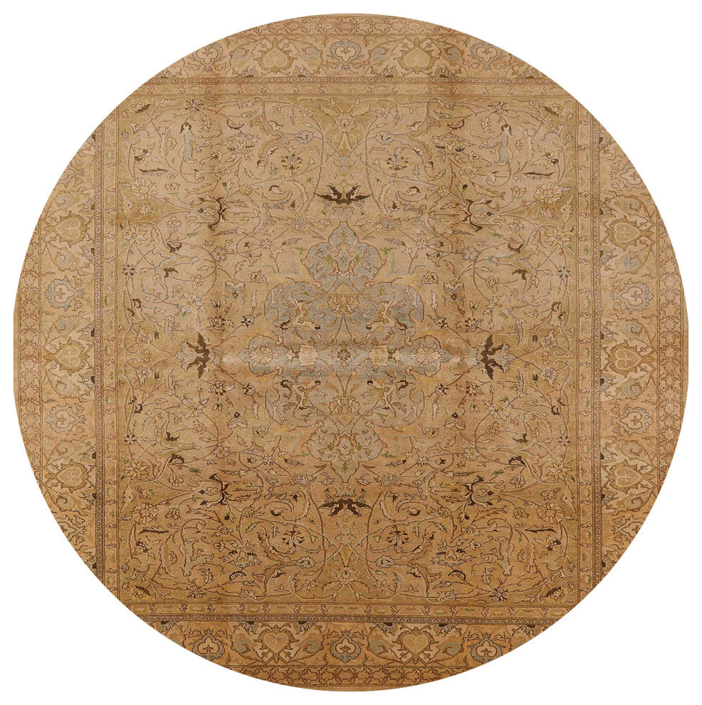 Ahgly Company Indoor Round Mid-Century Modern Area Rugs, 6' Round