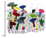 "Rainy Day" Painting Print on Canvas by Curtis