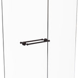 Dottingham 18" Back to Back Shower Door Towel Bar, Venetian Bronze