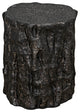 Damono Stool/Side Table, Black Fiber Cement