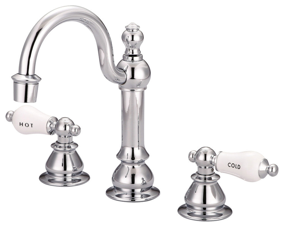 Water Creation Vintage Classic Widespread Lavatory Faucet With Pop-Up Drain