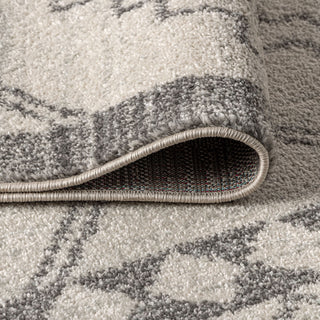 Amir Moroccan Beni Souk Rug, Cream/Gray, 3 X 5
