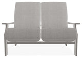 St. Catherine Deep Seat Outdoor Loveseat, Charter Silk/Warm Gray