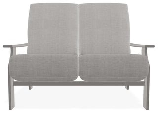 St. Catherine Deep Seat Outdoor Loveseat, Charter Silk/Warm Gray