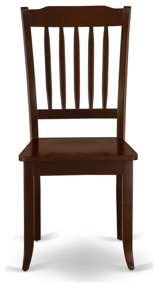3 Pc Kitchen Set Mahogany Dining Table, 2 Mahogany Wooden Chairs