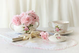 "Pink Tea Party" Painting Print on Wrapped Canvas