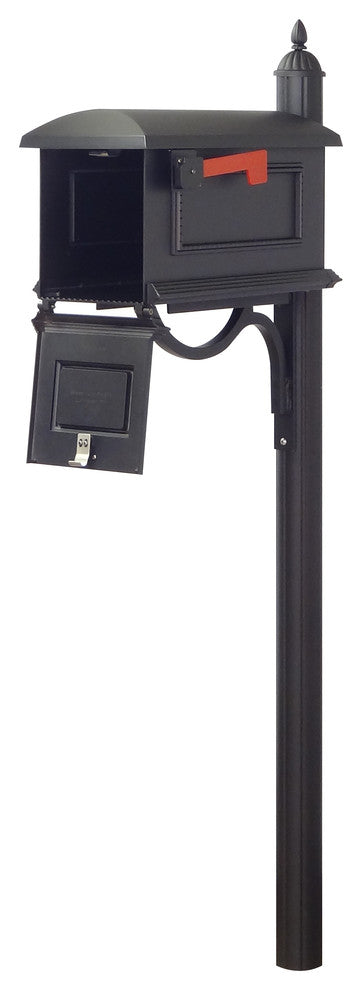 Traditional Curbside Mailbox and Richland Mailbox Post