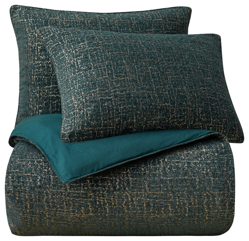 3 Piece Hayworth Comforter Set, Queen