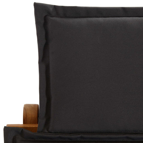vidaXL 2x Sun Loungers with Cushions Dark Gray Solid Wood Acacia Sun Tan Bed