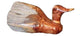 Fence Post Real Wood Duck Sculpture, Small