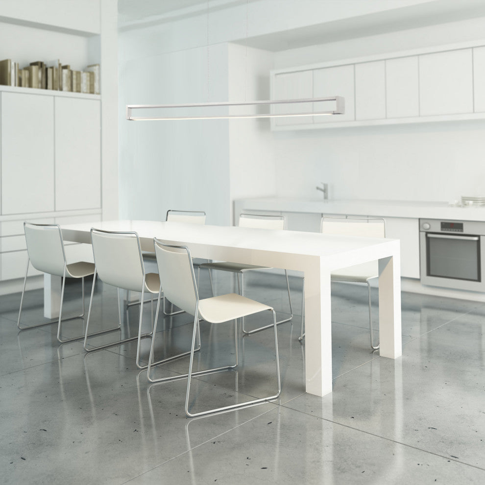 Lune LED Pendant 3000K, Aluminum, 63"