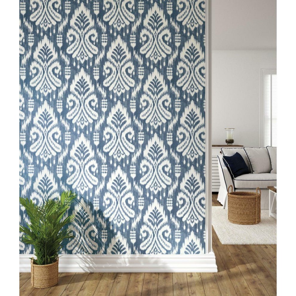 Hawthorne Ikat Peel and Stick Wallpaper