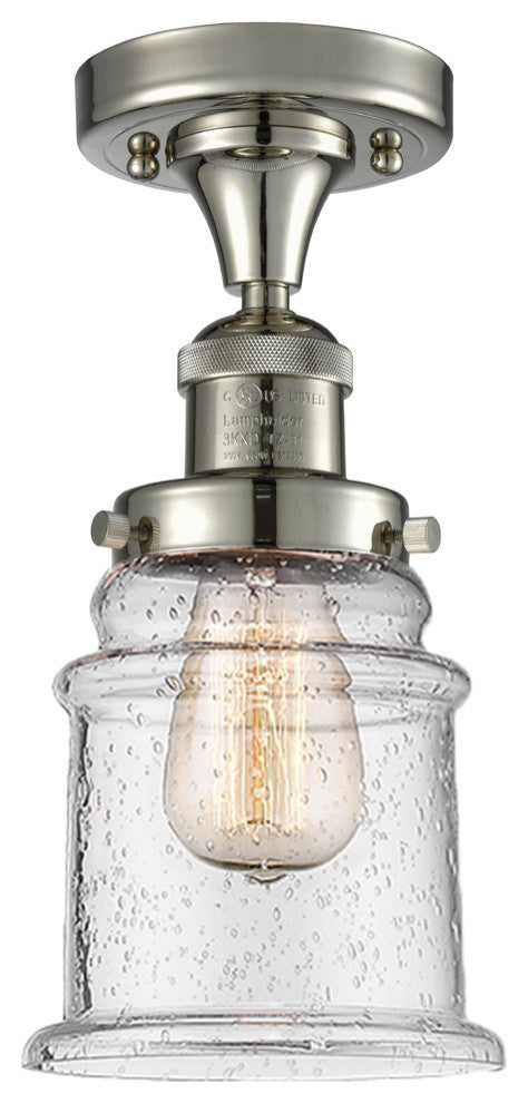 Innovations Lighting 517-1Ch-Pn-G184-Led 1 Light Dimmable Led Semi-Flush Mount