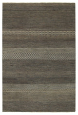 Alameda Hand Knotted Rectangle Rug, Dark Caramel, 10'x14'