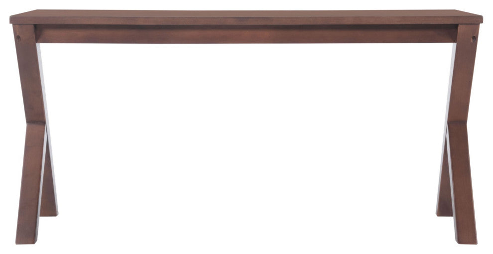 Computer Work Desk, Rectangular, Wood, Walnut, Home Business Office Furniture