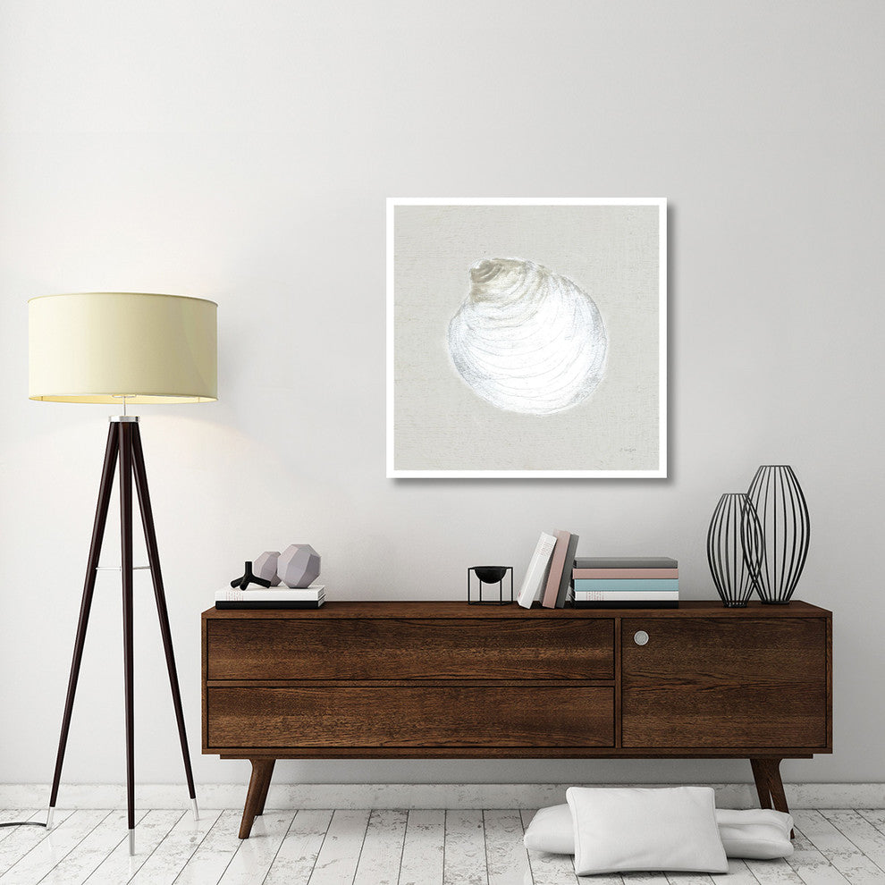 "Serene Shells II Tan" Digital Paper Print by James Wiens, 38"x38"