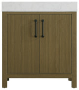 Home Living 30" Single Bathroom Vanity, Chestnut Brown