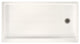 Swan 60x32x4 Solid Surface Shower Base, Right Drain, Tahiti Ivory