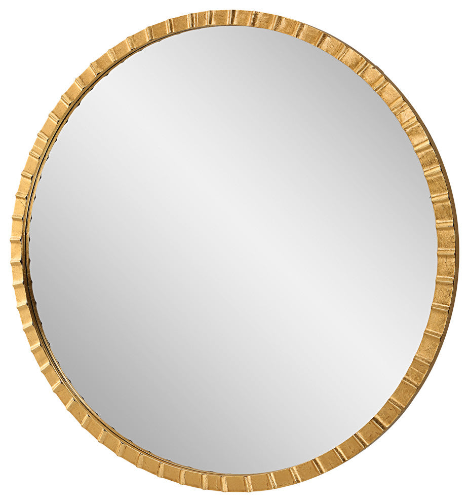 Uttermost Dandridge Gold Round Mirror
