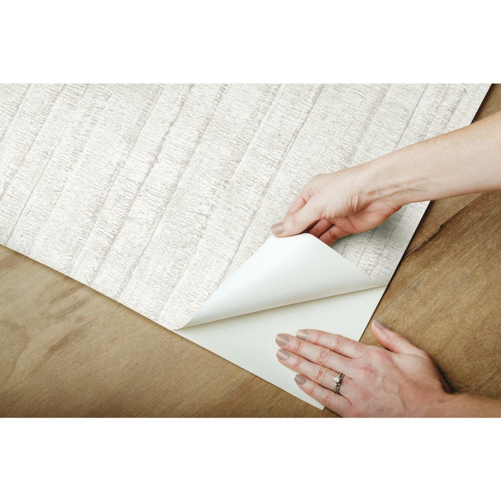Crackled Stria Texture Peel & Stick Wallpaper