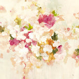 Floral Blush V4 - 72 x 72 by Lisa Ridgers