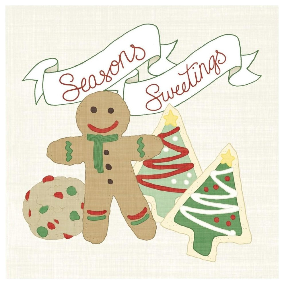 "Seasons Sweetings IV v2" Digital Paper Print by Elyse DeNeige, 42"x42"