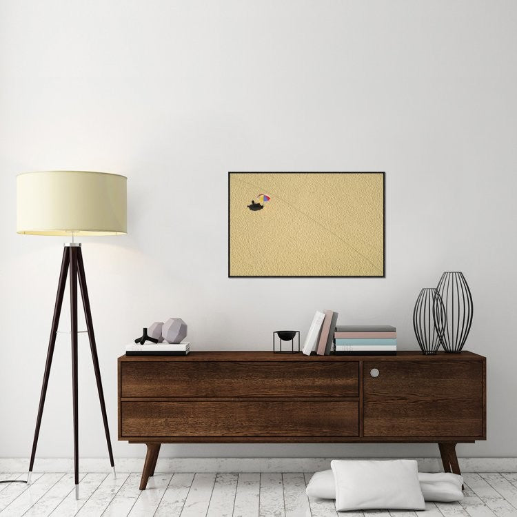 "Leave Me Alone" Framed Canvas Giclee by Alberto Fasani, 37x25"