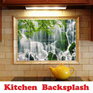 Sunset Ceramic Tile Wall Mural HZ500996-44M. 24" x 24"